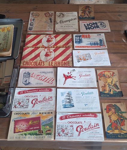 Poulain lot buvards - poulain,
