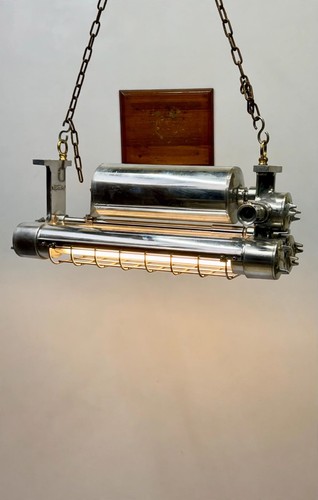 Ancienne lampe tube marine - lampe,