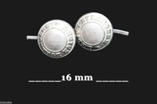 Lot de deux boutons à lamelles (16 mm ) de la Légion Etrangère (argenté) ?4a.