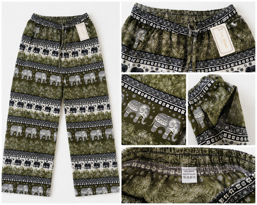 Thai elephant harem - elephant, pants