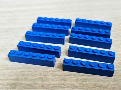 Lego 3009 10x briques bleues - briques,