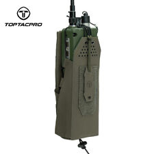 TOPTACPRO Pochette Radio Tactique pour PRC148/152 MOLLE Walkie Talkies Hunting