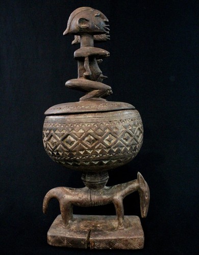 Art africain tribal pot ou - africain,