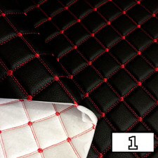 Plaid Carreaux Simili Cuir