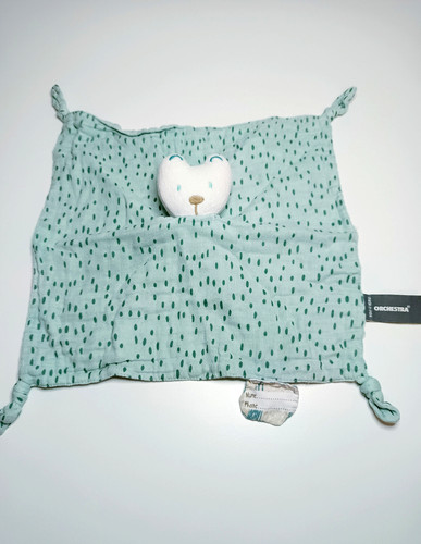 Doudou lange carré chat - doudou,