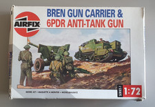 FIGURINE MAQUETTE - AIRFIX - BREN GUN CARRIER 6PDR ANTI TANK GUN - SERIES 1 1:72