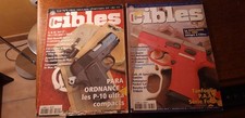 Cibles n° 349 + 365 - Revue armes et tir - Lüger Colt 45 Beretta Mas 36 - S & W