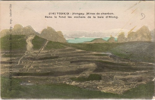 Cpa vietnam hongay mines de - mines,