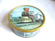 Boite à bonbons avec le petit train rébus interlude de l'ORTF années 60