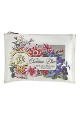 Dior Clutch Flower Designed White Vanity Vintage Rare Find