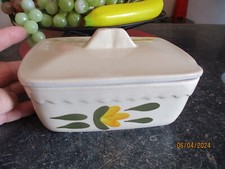 Pot Boite service à Gateaux Beurrier Beurre Confiture Miel Compote Décor Fleuri