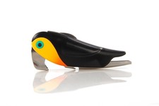 - Tire-bouchon Tucan | Design ergonomique en forme d'oiseau | Extraction faci...