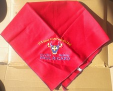 BANDANA ROUGE CLUBS TAURINS PAUL RICARD FOULARD TOUR DE COU TAUROMACHIE CORRIDA