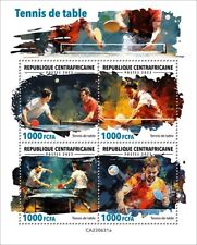 2024 05- CENTRAL AFRICAN  - TABLE TENNIS            4V    MNH ** T