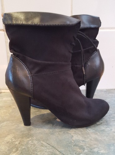 Bottes femme noir - m&s, simili
