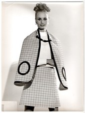 Hermès photo mode vintage 1970 manteau hermes