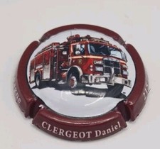 Capsule de champagne Clergeot Daniel Pompier Numéroté Sur 600