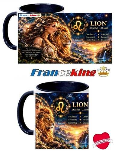Mug signe zodiaque lion - signe, du