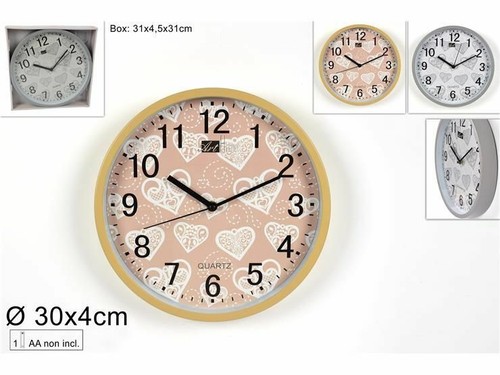 Horloge murale quartz avec - horloge,