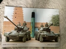 ANCIENNE PHOTO MILITAIRE POSTER AUTO MILITAIRE ARMÉE CHAR PANHARD ERC 90 F1 LYNX