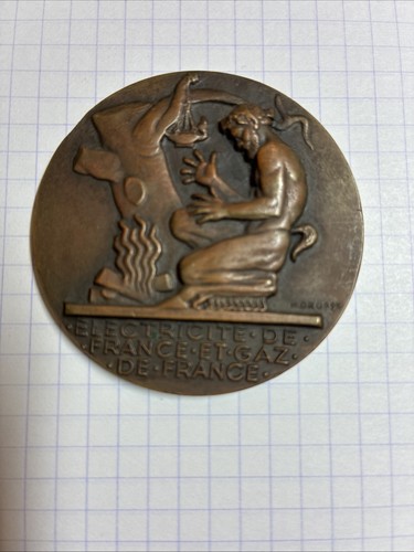 Médaille bronze électricité - médaille,