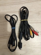 Playstation PS1 PS2 PS3 Cable  Rca Audio Video Officiel + Alimentation Secteur