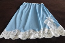 VINTAGE/RETRO: Beau JUPON, NYLON, An 1960, T:  44/46 (Fr)