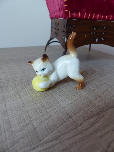 Figurine chat chaton - chat, siamois