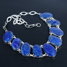 Collier bijou ovale en argent