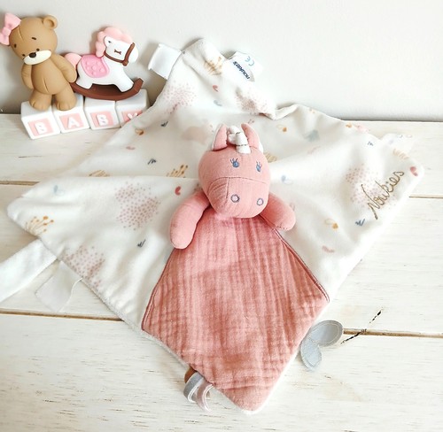 Noukie doudou peluche plat - peluche,