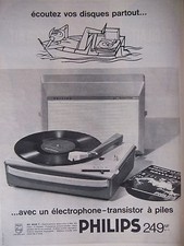 PUBLICITÉ PRESSE 1962 PHILIPS