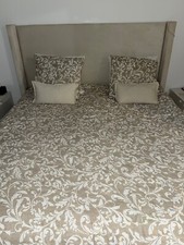 Lit coffre 180x200 beige 
