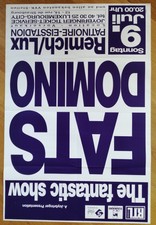 FATS DOMINO affiche concert