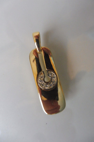 Pierre lang pendentif - pendentif,, doré