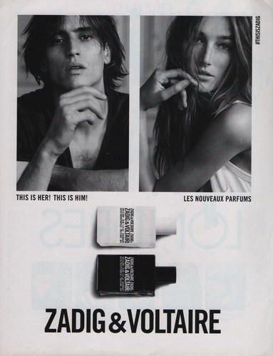 Publicité papier parfum - publicité,