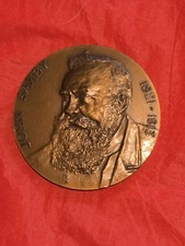 Médaille John Saxby signalisation ferroviaire inventeur industriel anglais 95 mm