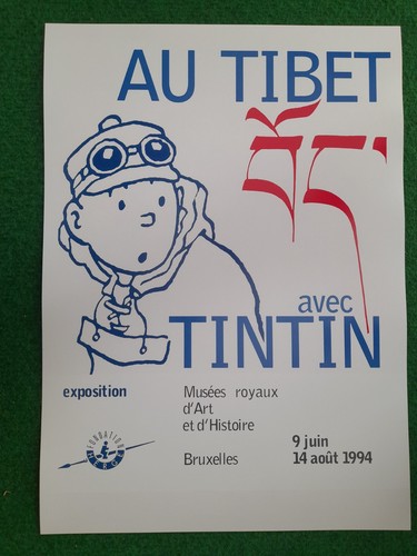 Affiche poster tintin au - -,