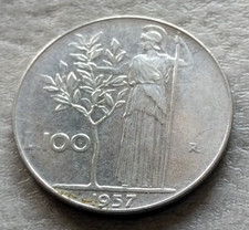 Monnaie italie 100 lire - monnaie, 1957