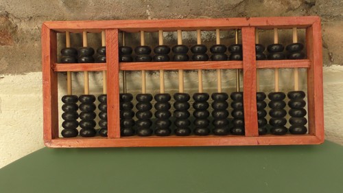 Boulier vintage bois - boulier, en