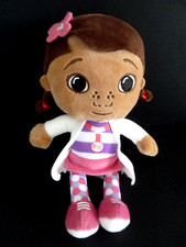 L99. DOUDOU PELUCHE DISNEY POSH PAWS DOCTEUR POUPEE BLANC BEIGE ROSE TBE