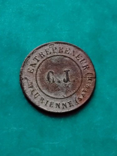 Jeton monnaie centimes - monnaie,