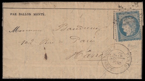 Ballon monté daguerre - ballon,