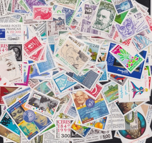 Lot timbres francs - lot, en
