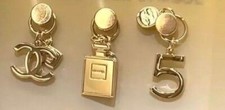 Lot de 3 CHANEL Gold Charm Holiday Christmas Limited Edition 2023 Nouveauté C...