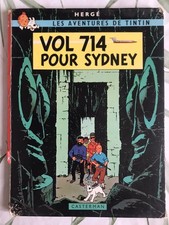 Rare Bd Les Aventures De Tintin Vol 714 Pour Sydney Hergé 1968 B37 Casterman