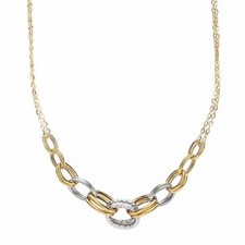 Collier En Or Jaune Et Blanc