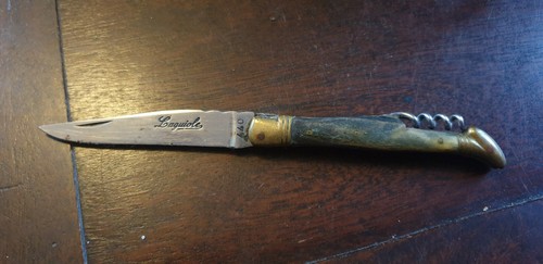 Couteau laguiole ancien pliant - couteau,