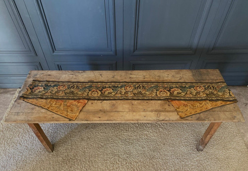 Cantonnière tapisserie