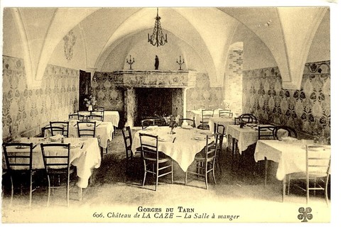 Cpa chateau caze - caze, (