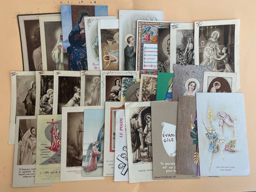 Lot anciennes images - lot,